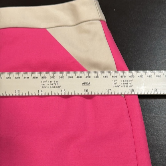 Halogen Pink Gray Starburst Color Block Legally Blonde Pencil Skirt Womens 8 - Picture 12 of 14